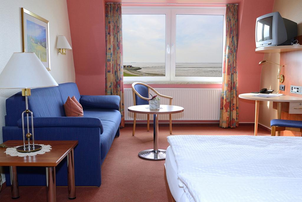 Strandhotel Dagebuell Direkt An Der Nordsee מראה חיצוני תמונה